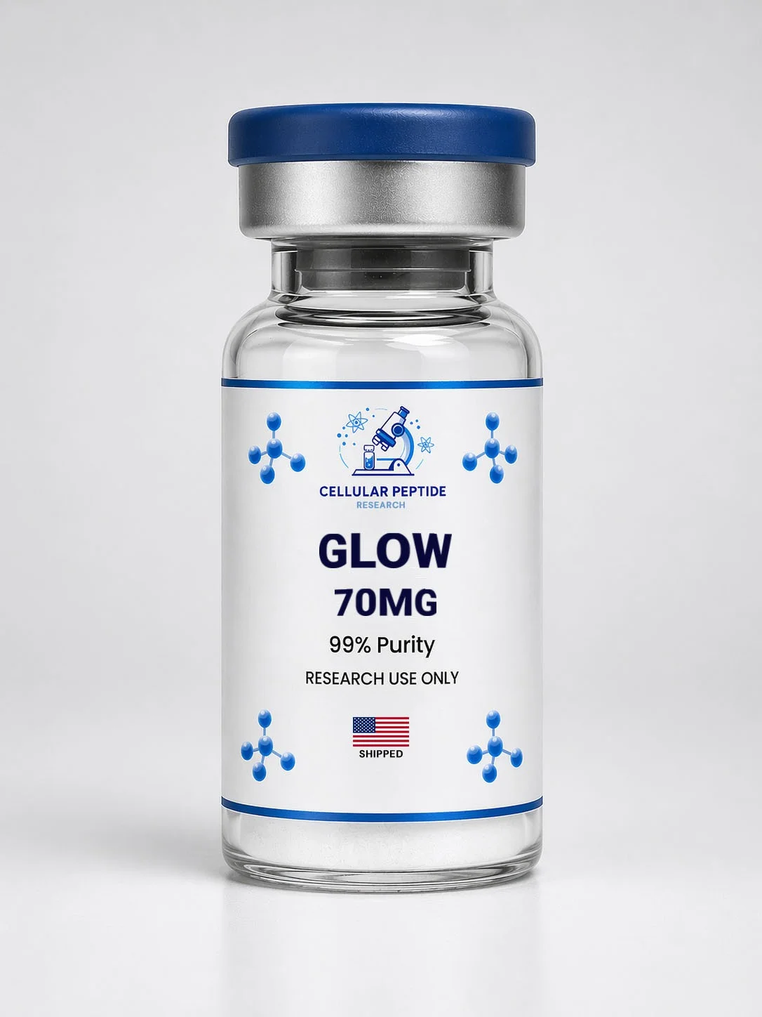GLOW stack peptide 70mg